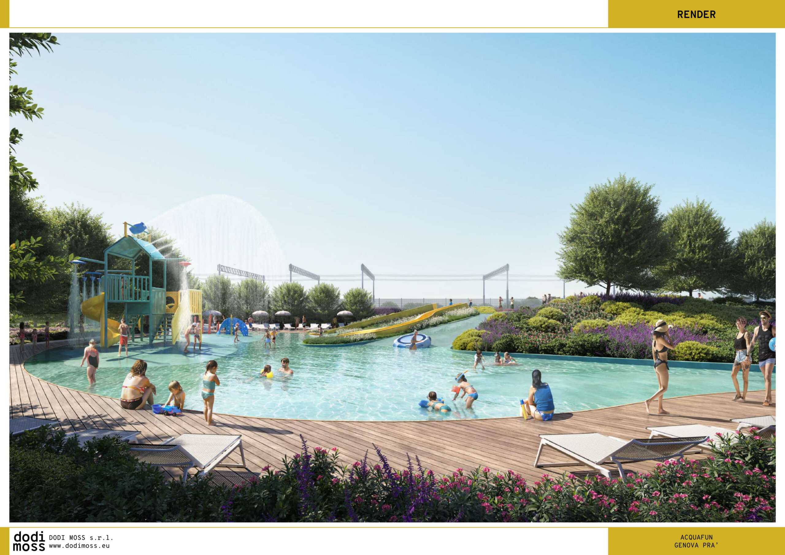 A Pra’ aprirà la prossima estate lo Splash park della piscina I Delfini