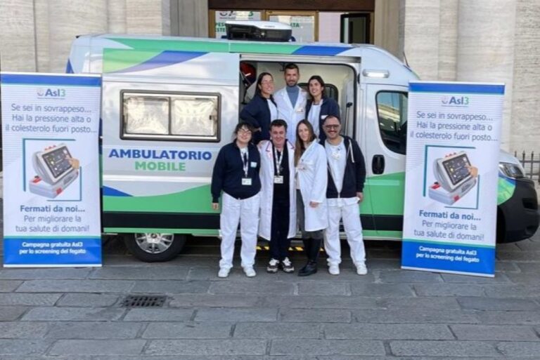 Screening del fegato: il 7 febbraio l’ambulatorio mobile Asl 3 fa tappa a Recco