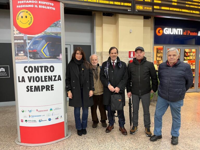 Trasporti, in Liguria la campagna contro la violenza sui treni