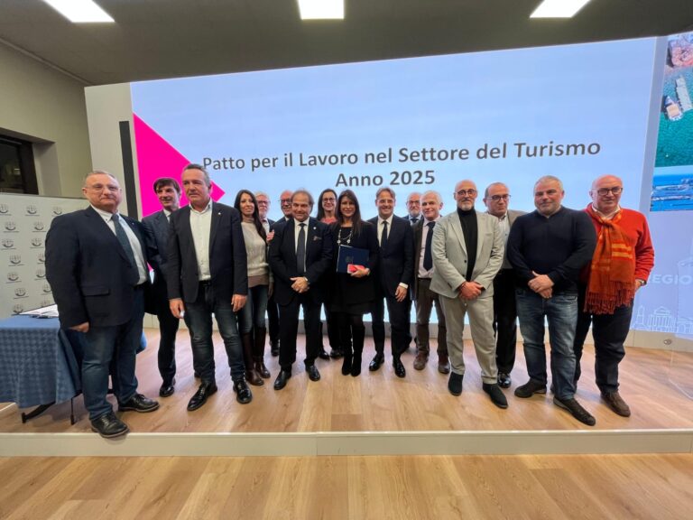 Patto per il lavoro nel turismo, Regione e sindacati firmano l’ottava edizione