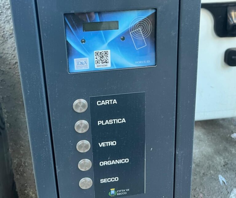 Recco, raccolta rifiuti: investimento di 903 mila euro per digitalizzazione cassonetti intelligenti