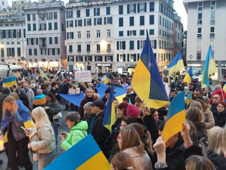 Ucraina: a Genova manifestazione di solidarietà