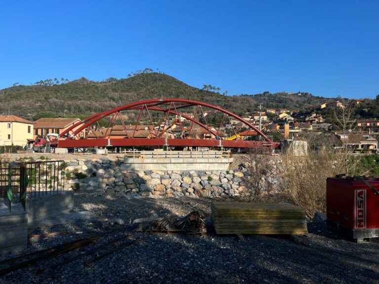 Infrastrutture, nuovo ponte di Garlenda: a marzo il varo e in estate in funzione