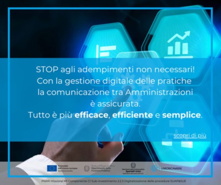 Sportello unico per le attività produttive: al via la nuova campagna di comunicazione