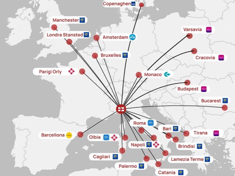 Aeroporto di Genova, per la stagione estiva nuove rotte e rafforzati i collegamenti esistenti