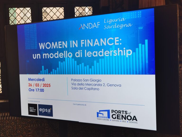 Donne nel mondo della finanza: Andaf mostra un nuovo modello di leadership