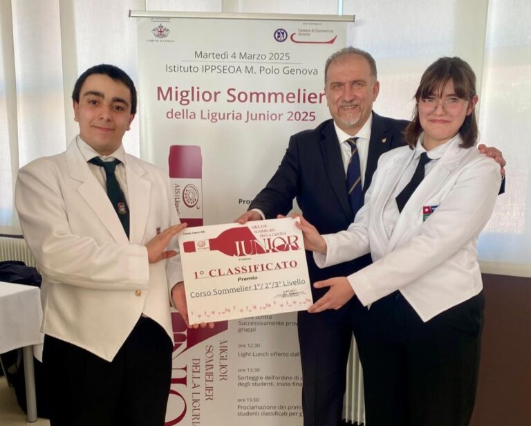 Ais Liguria: ecco i “Migliori sommelier della Liguria Junior”