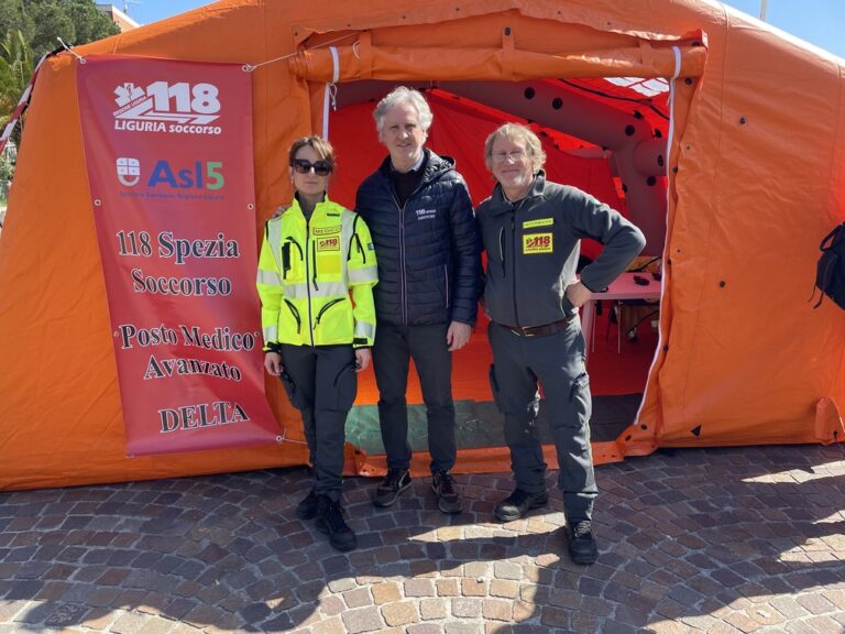 Il 118 dell’Asl 5 alla Fiera di San Giuseppe della Spezia con un presidio operativo