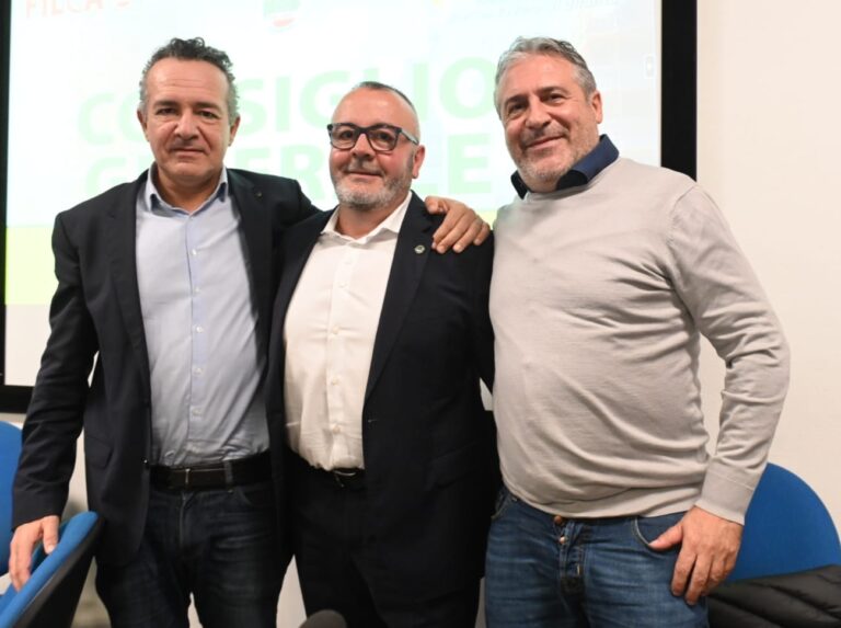Filca Cisl Liguria, eletto e confermato segretario generale Andrea Tafaria