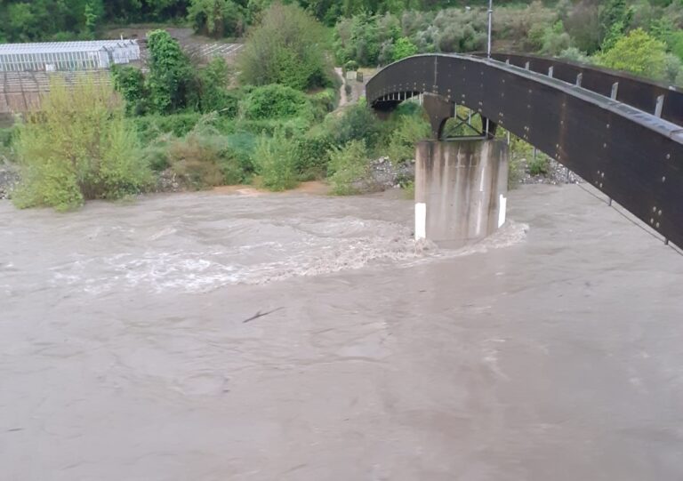 Maltempo, chiusa la strada intercomunale Ortovero-Villanova d’Albenga