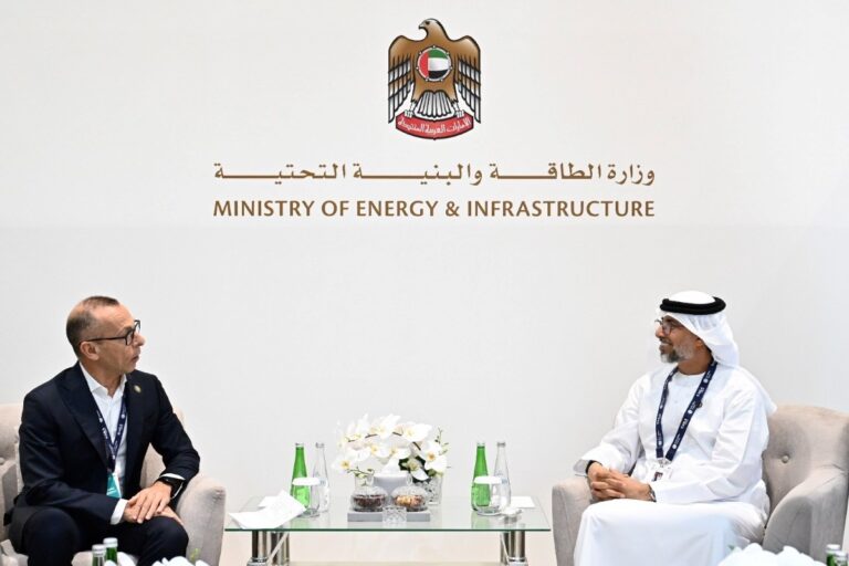 L’a.d. di Ansaldo Energia Fabbri incontra il ministro dell’Energia degli Emirati Arabi Uniti