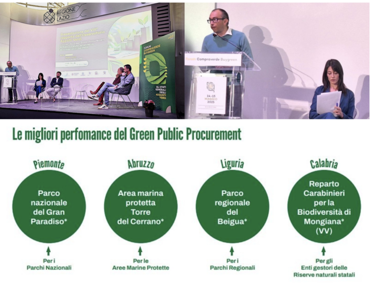 L’Ente Parco del Beigua miglior performance italiana sugli acquisti verdi per i parchi regionali