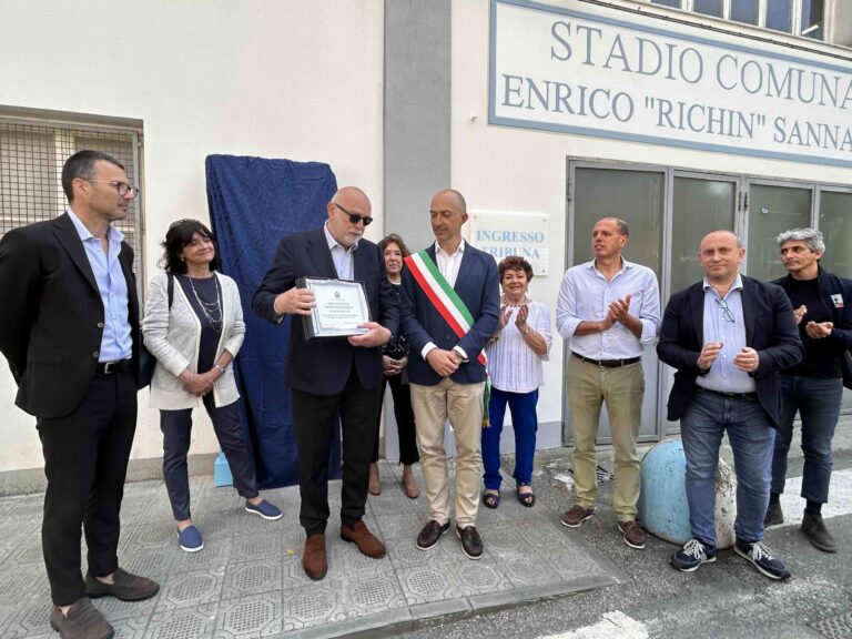 Chiavari, lo stadio intitolato a Enrico “Richin” Sannazzari