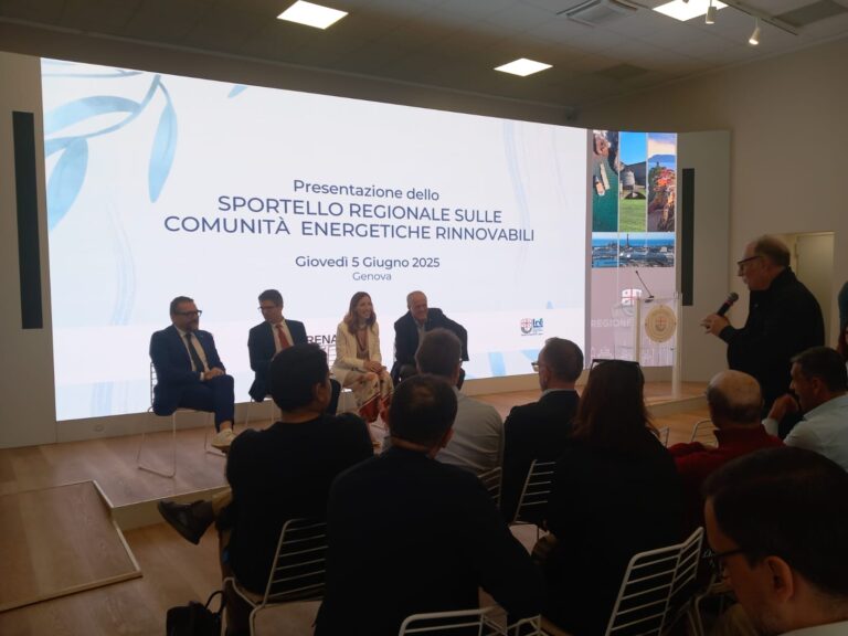 La Liguria apre uno sportello regionale sulle Comunità Energetiche Rinnovabili
