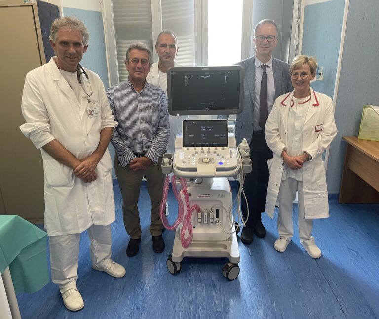 Ecografo di ultima generazione donato alla Nefrologia dell’ospedale Sant’Andrea