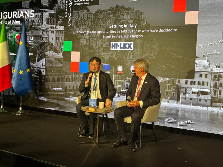 Osaka, Piana: «L’investimento di Hi Lex in Liguria dimostra l’attrattività della nostra regione»
