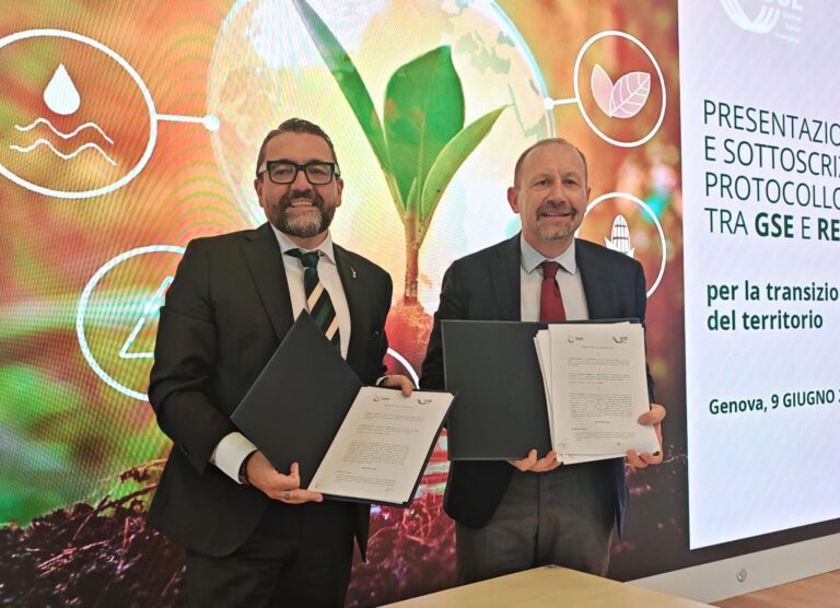 Energia, accordo tra Regione Liguria e il Gestore dei Servizi Energetici