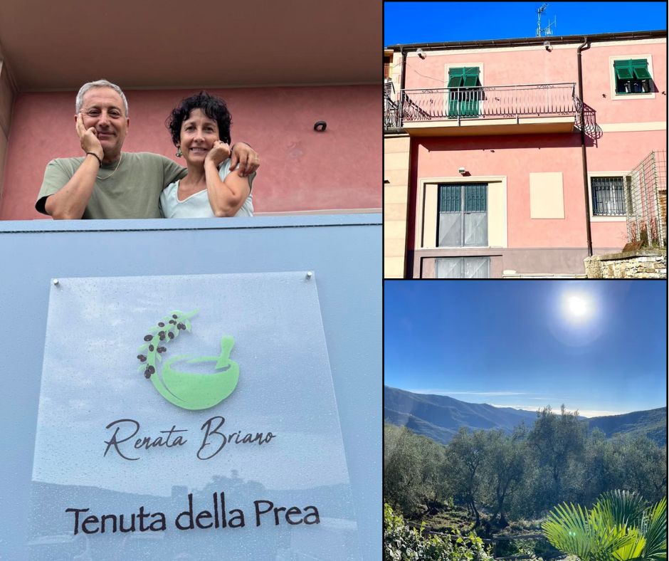 Renata Briano mette radici a Lucinasco (Im), il 6 agosto inaugura La Tenuta della Prea
