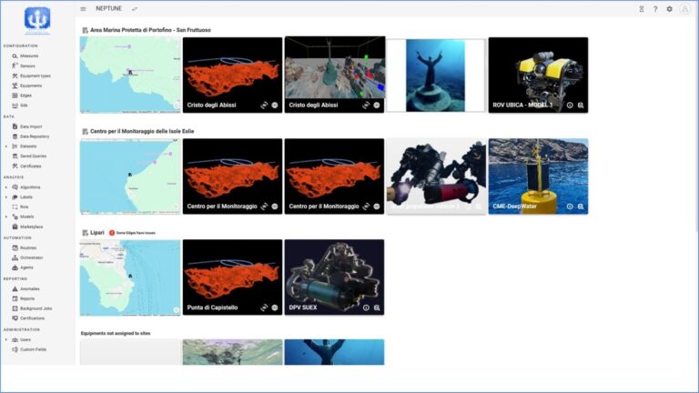 Cristo degli Abissi, il gemello digitale 5D sulla piattaforma Neptune