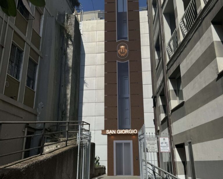 La Spezia, iniziati i lavori all’ascensore San Giorgio