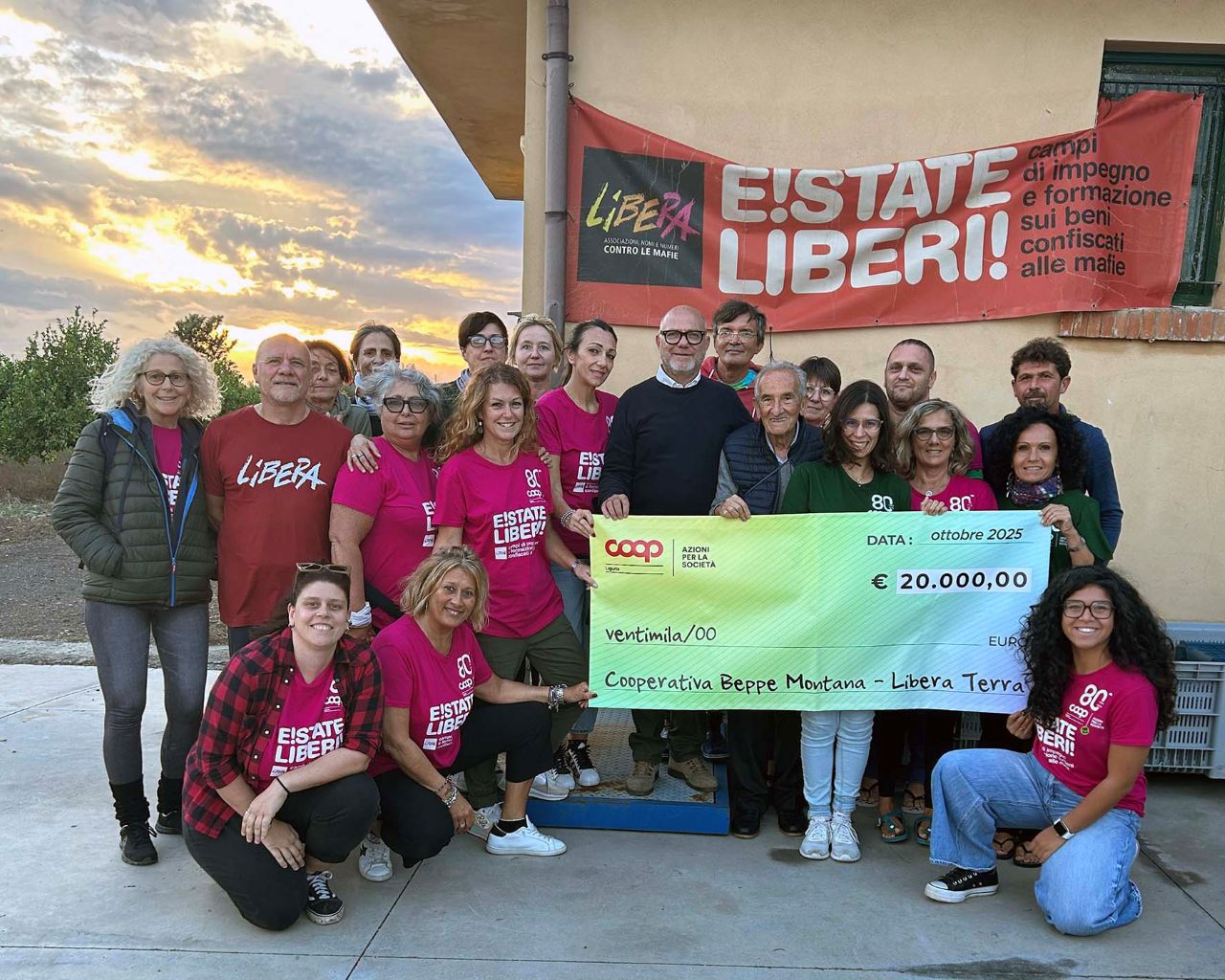Da Coop Liguria 20.000 euro alla cooperativa Beppe Montana – Libera Terra Da Coop Liguria 20.000 euro alla cooperativa Beppe Montana – Libera Terra