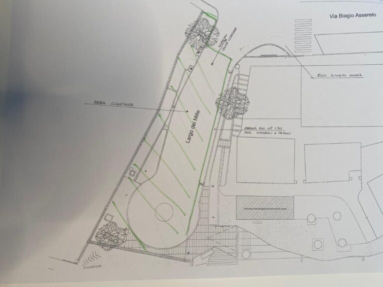 lavori largo dei mille recco