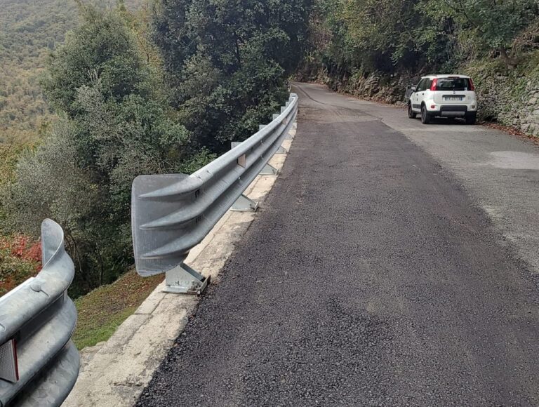 Rapallo, riaperta la strada di Arboccò