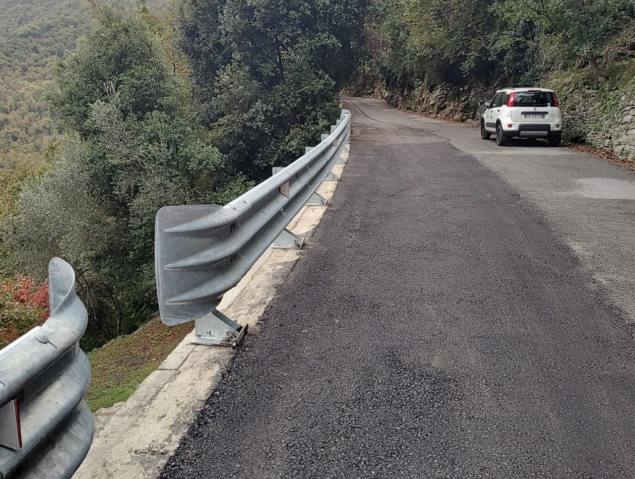 Rapallo, riaperta la strada di Arboccò Rapallo, riaperta la strada di Arboccò