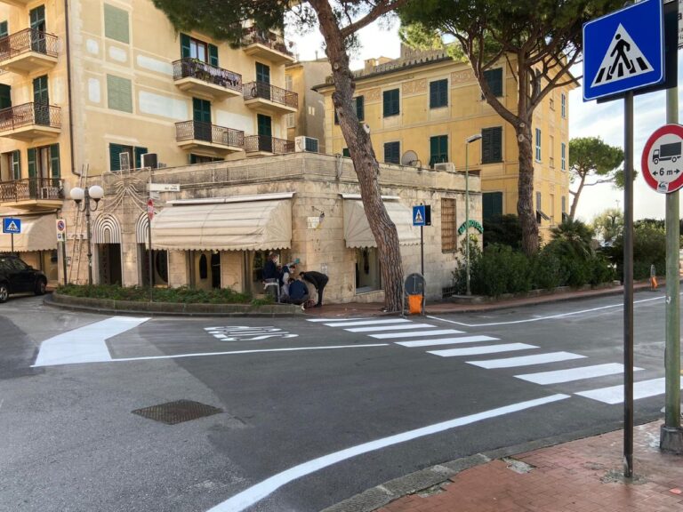 Recco, al via i lavori di restyling in largo dei Mille