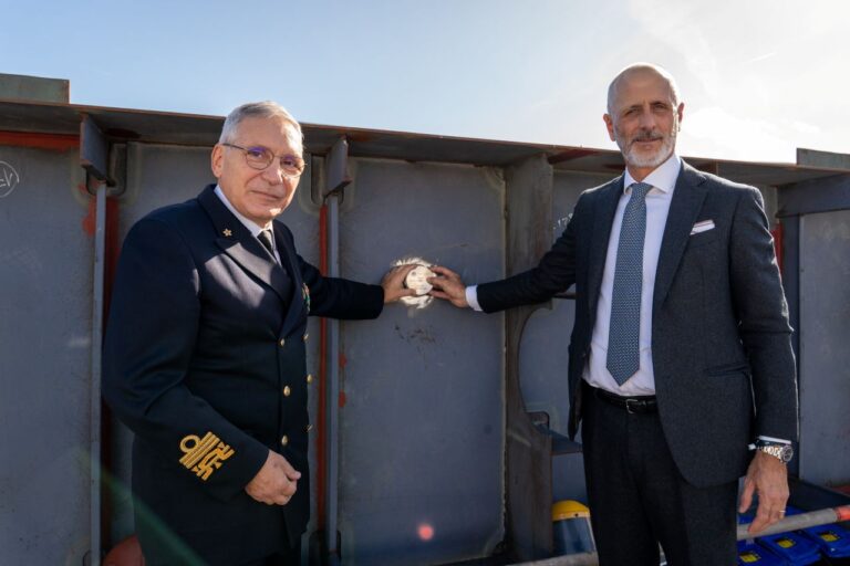 T. Mariotti e Marina Militare: cerimonia di posa della chiglia e delle monete della prima unità Mtc – Mtf