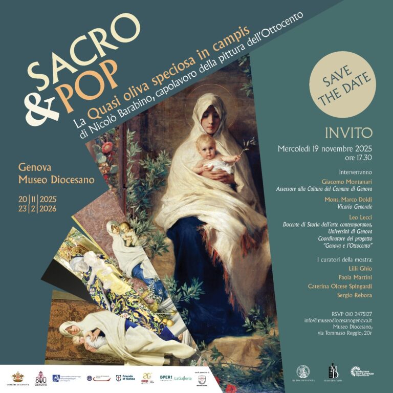 Al Museo Diocesano la mostra “Sacro & Pop. La ‘Quasi oliva speciosa in campis’ di Nicolò Barabino”