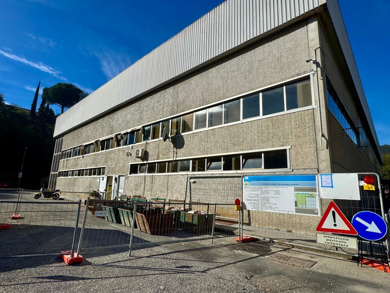 Chiavari, iniziati i lavori per il nuovo palazzetto dello sport di Sampierdicanne