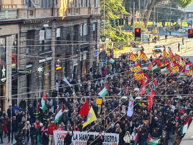 Sciopero generale dei sindacati di base in corso sino a stasera