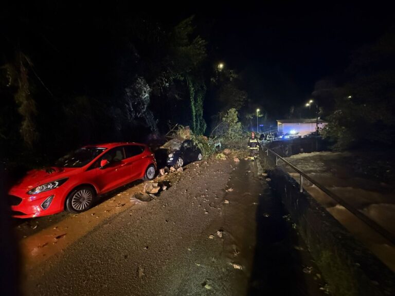 Rapallo, via Betti chiusa per frana e accertamenti sulla Galleria di Cristallo