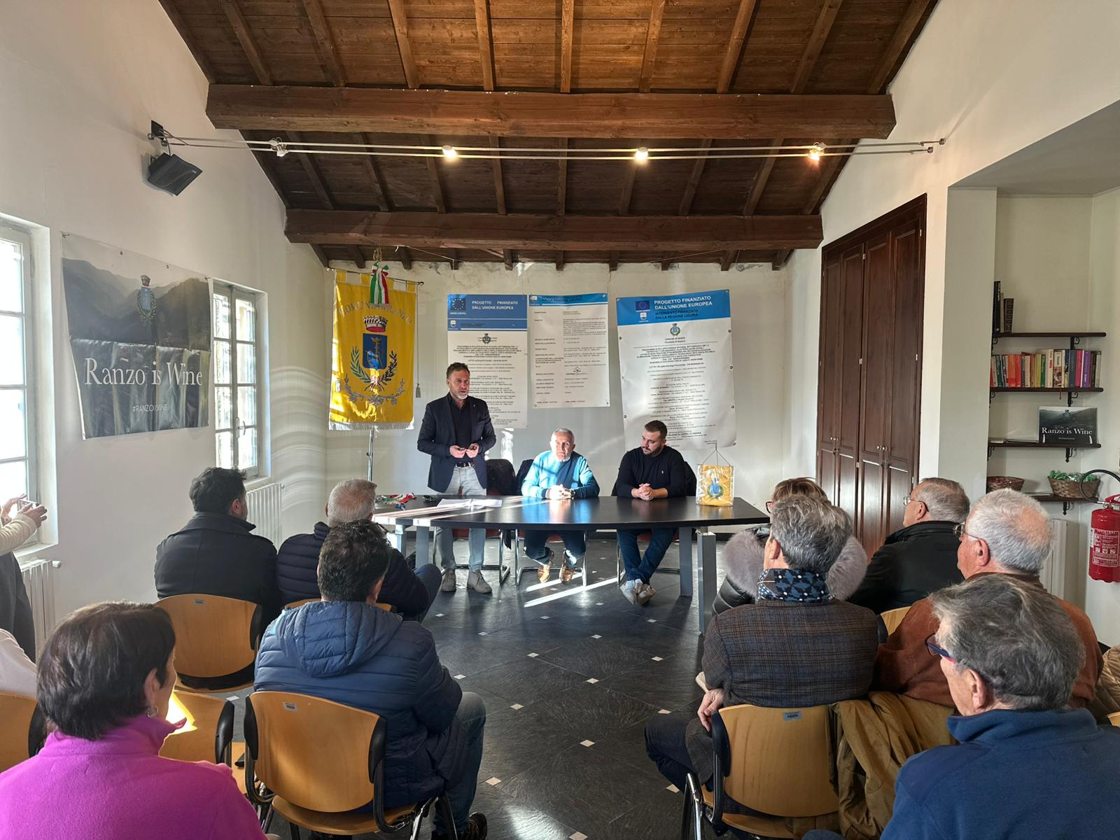Psr, Alessandro Piana inaugura i i lavori  della rete di acquedotti di Ranzo