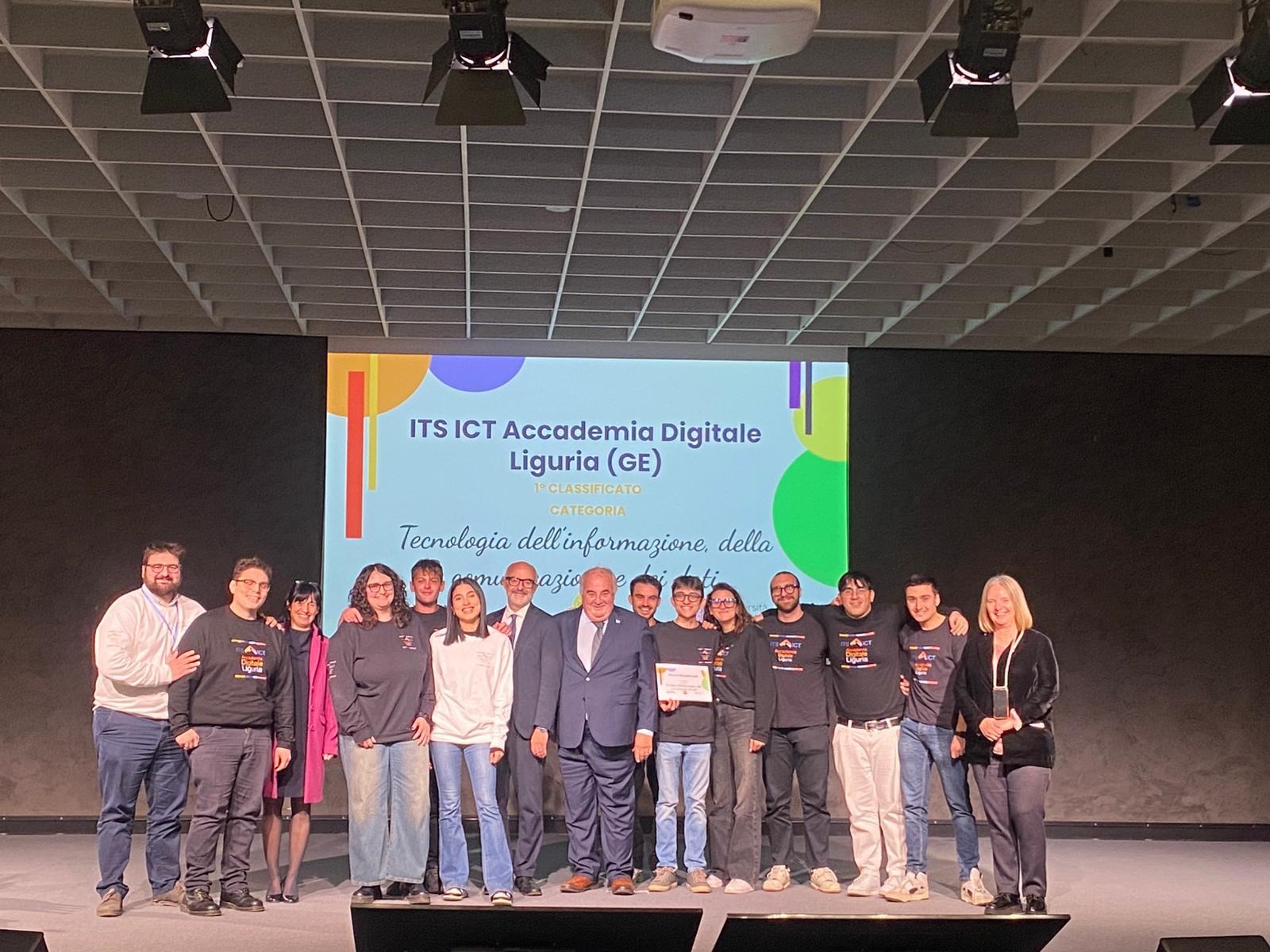 L’Its Accademia Digitale Liguria di Genova ha vinto il primo posto all’Its 4.0 Challenge 2025