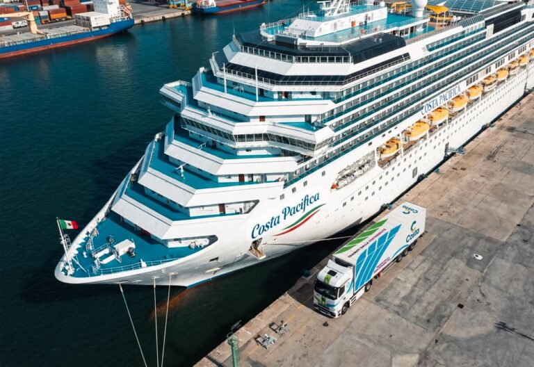 Costa Crociere e LC3 Trasporti sperimentano l’utilizzo di camion elettrici per l’approvvigionamento sotto nave