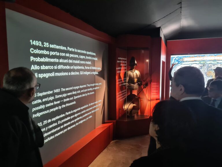Al Galata Museo del Mare riallestita la sala Colombo: nel percorso anche le conseguenze tragiche per i nativi americani