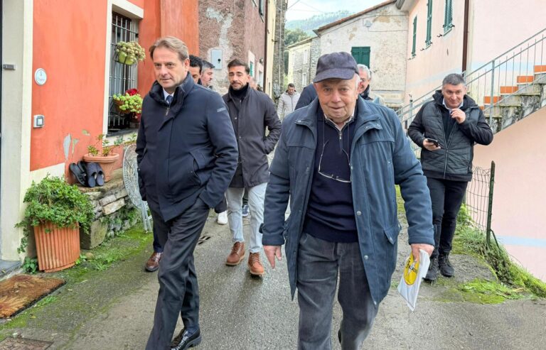 Rigenerazione urbana, l’assessore regionale Scajola a Beverino