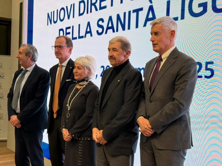 Nuovi direttori generali della sanità ligure, primo obiettivo il territorio e priorità al cittadino