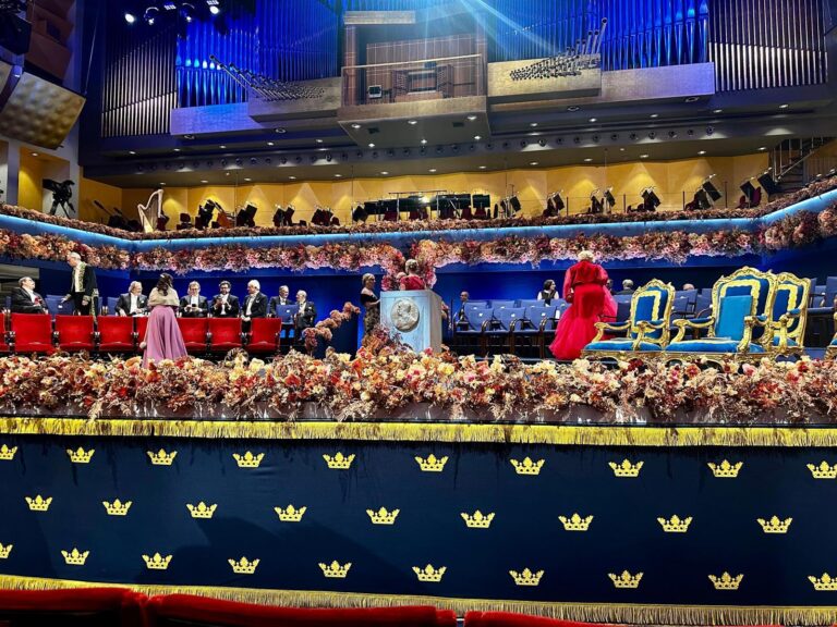 I fiori del Ponente ligure alla cerimonia dei premi Nobel