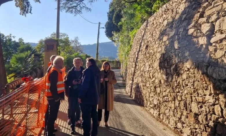 Cedimento muro di sostegno lungo la provinciale 18 Alassio – Testico: lavori al via a inizio gennaio