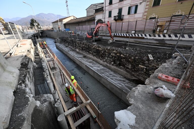 Busalla: fase conclusiva per la sicurezza idraulica del Rio Migliarese