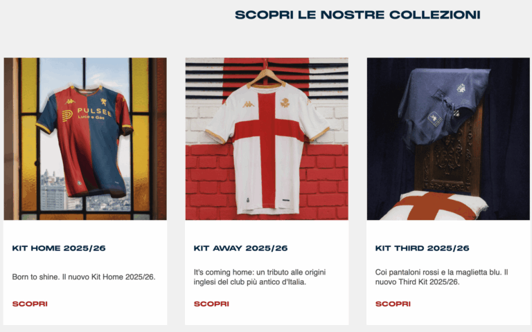 Genoa, cresce l’e-commerce: in tre anni passa dal 16 al 24% del totale venduto