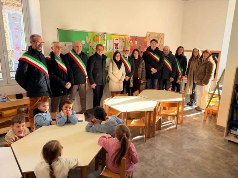 Edilizia scolastica, inaugurata la nuova scuola dell’infanzia di Pontedassio