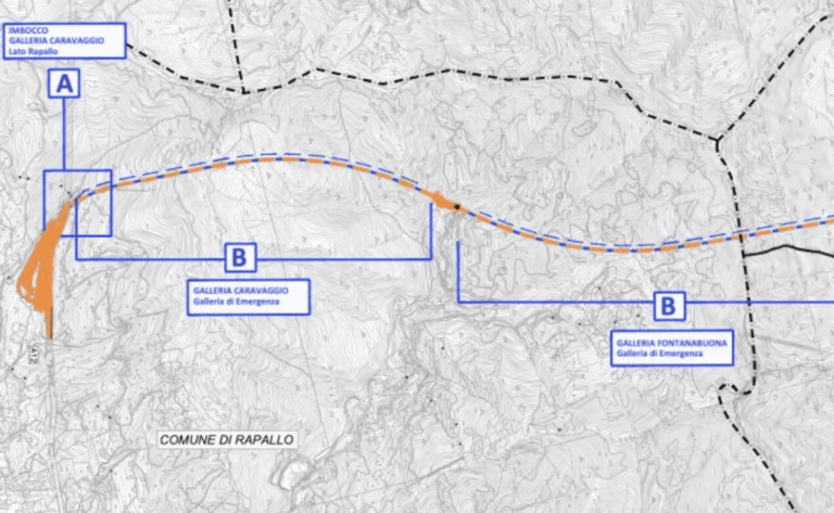 Tunnel della Val Fontanabuona, via libera della Regione Liguria alla fattibilità