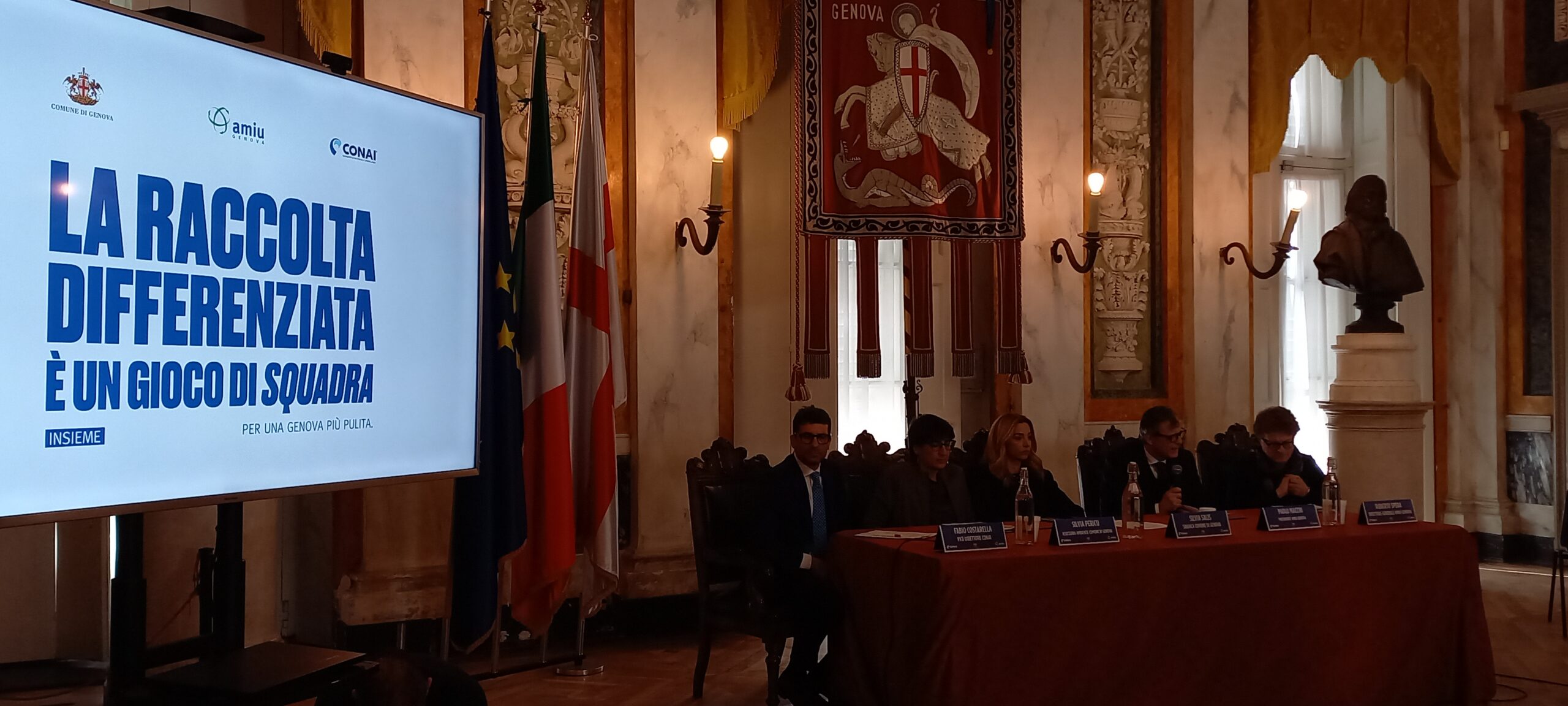 Amiu Genova: nuova campagna di comunicazione “La raccolta differenziata è un gioco di squadra”