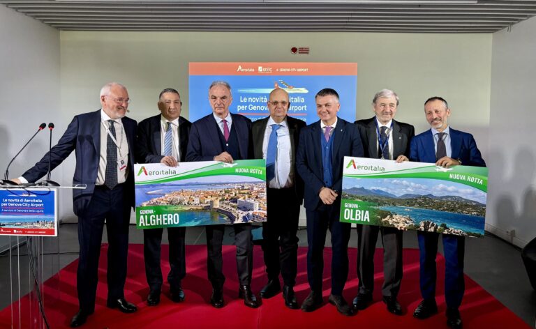 Aeroitalia punta su Genova: nuova base operativa e due voli estivi per la Sardegna
