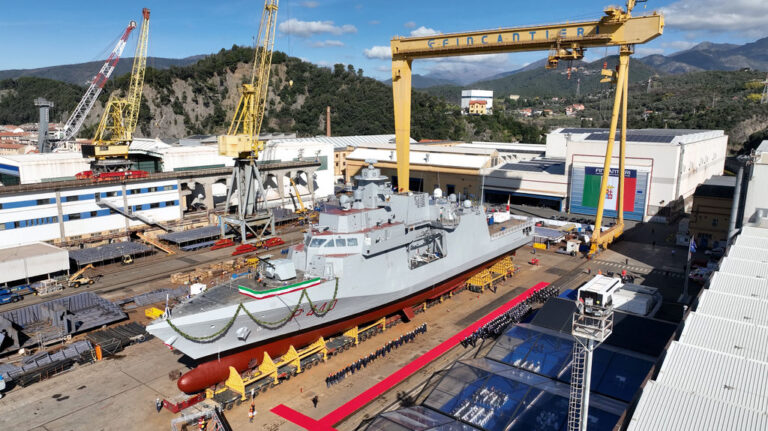 Fincantieri: varato pattugliatore offshore Ugolino Vivaldi per la marina militare
