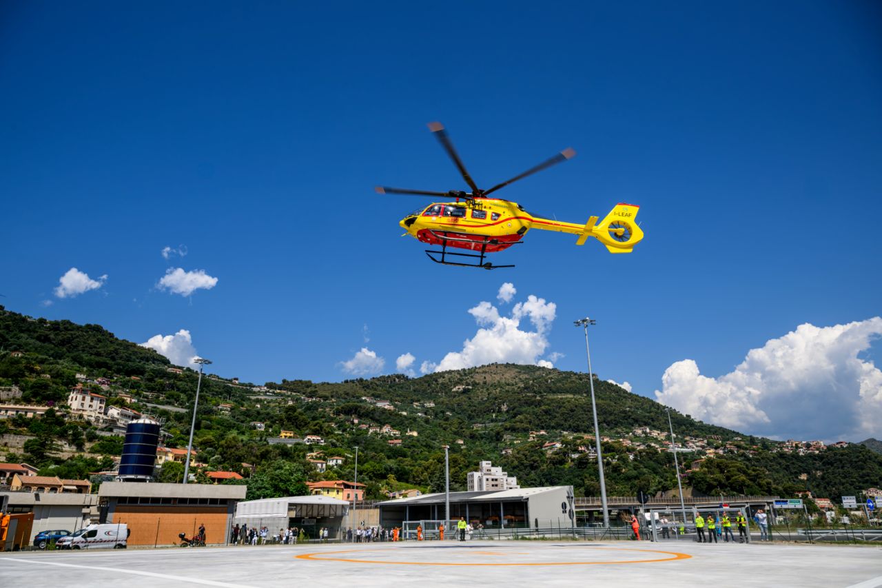 Elisoccorso, l’elisuperficie di Ventimiglia è operativa h24